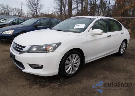 2014 Honda Accord Ex-L from USA, damaged, VIN 1HGCR2F86EA058287